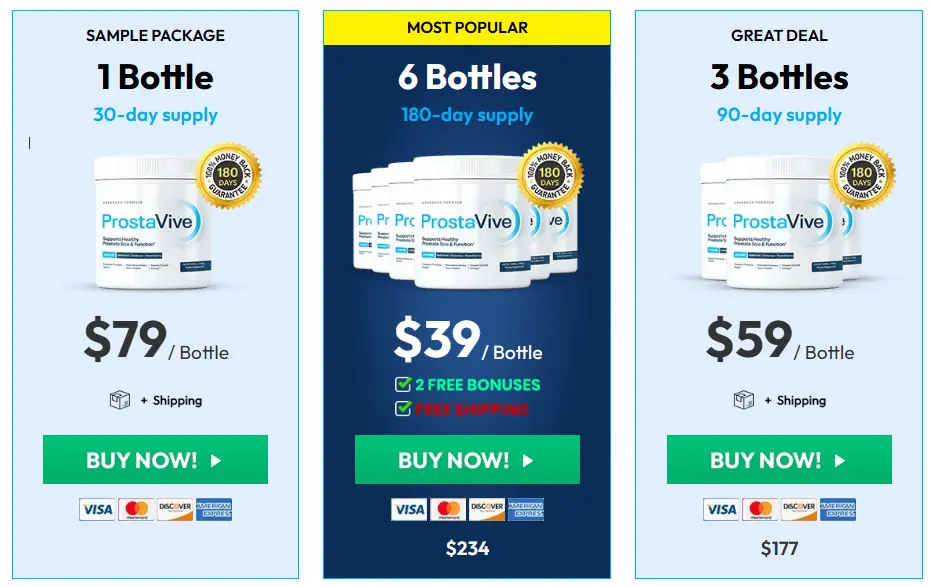 ProstaVive 6 bottles